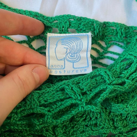 Amazing Anna Kosturova crochet micro mini skirt!!! - Picture 5 of 8